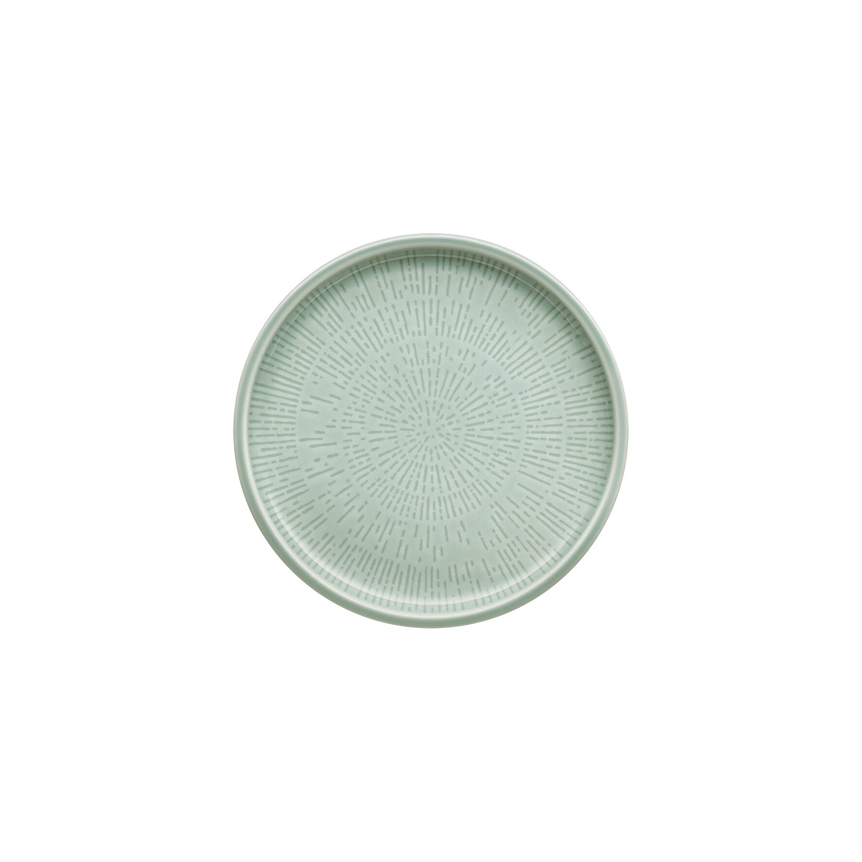 Shiro Glaze Frost, Coupteller flach ø 170 mm mit Struktur